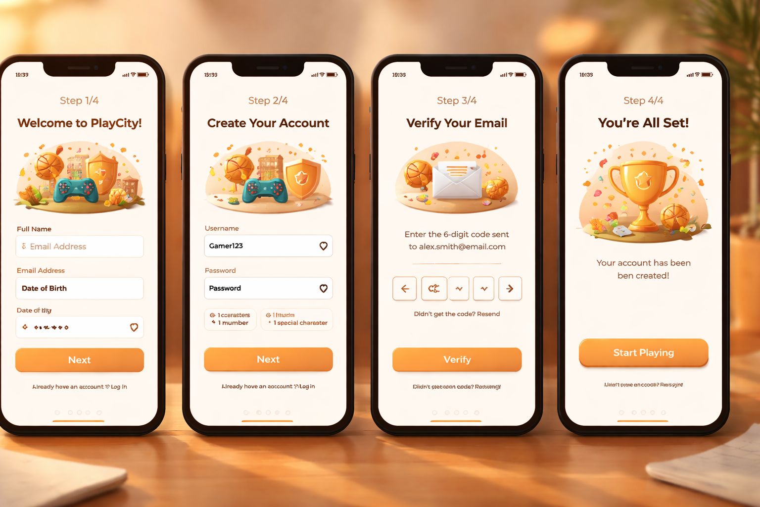 Configuración y verificación de cuenta de usuario PlayCity