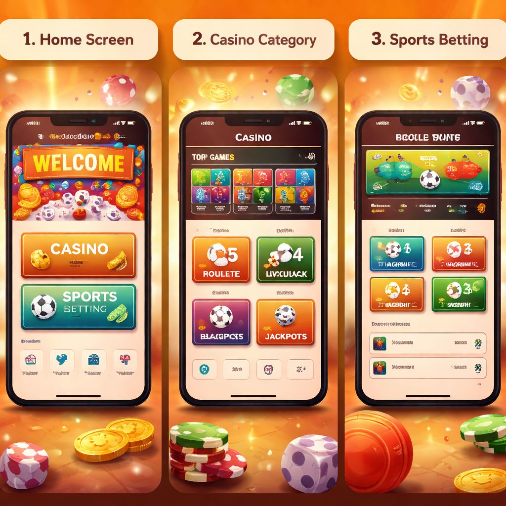 Acceso a la app PlayCity desde un teléfono móvil en México